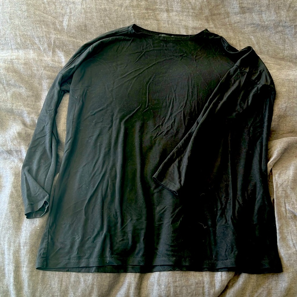 Hatch maternity Longsleeve tee in black